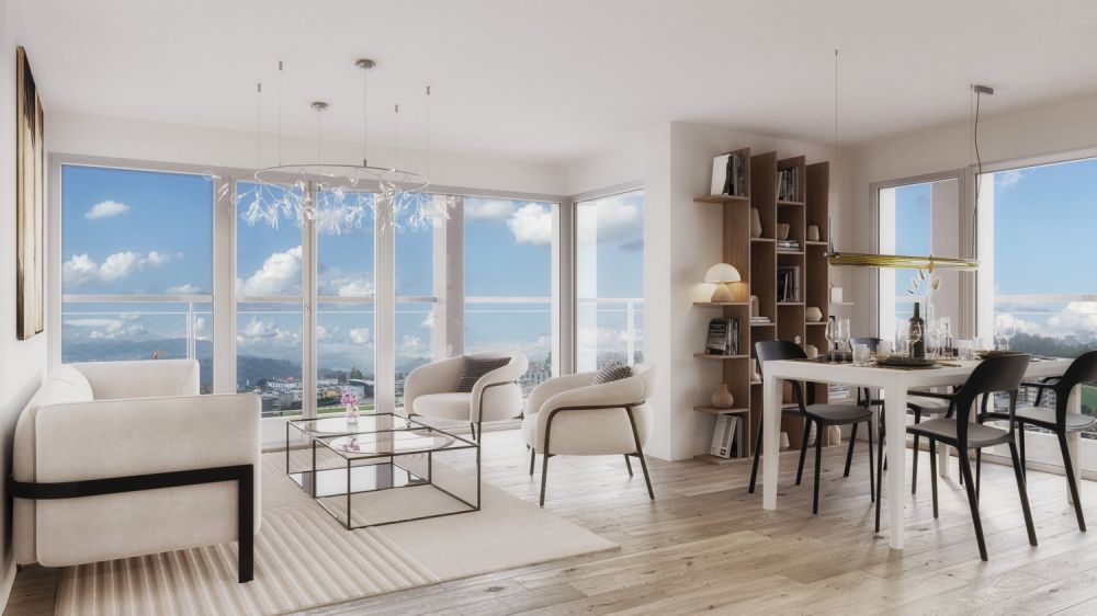 Un 4.5 pièces où l"extérieur prolonge naturellement l"intérieur - Bild 3