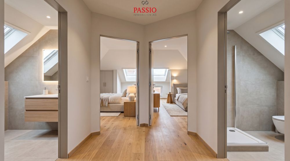 Alt trifft neu: Exklusive 5.5-Zimmer Duplex-Wohnung in Chabrey -  Bild 6