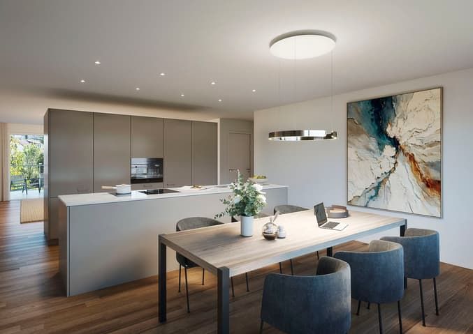 Natürlich schön wohnen - moderne 4.5-Zimmer-Neubauwohnung -  Bild 2