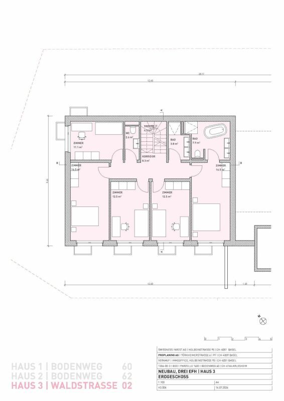 Wohnen mit Weitblick und in Einklang mit Natur!- Einfamilienhaus an begehrter Wohnlage - Erdgeschoss, Haus 3