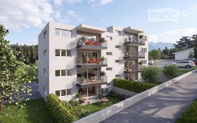 Neue 3.5-Zimmer-Wohnung mit Aussicht und Balkon in Réchy -  Bild 1