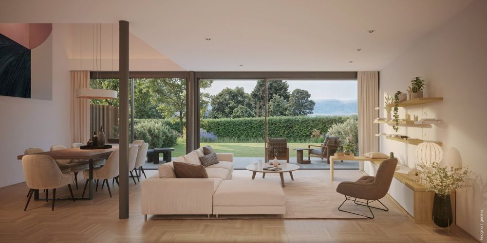 Villa ELISA - L'élégance, la lumière et la vue sur le Léman. -  Bild 2