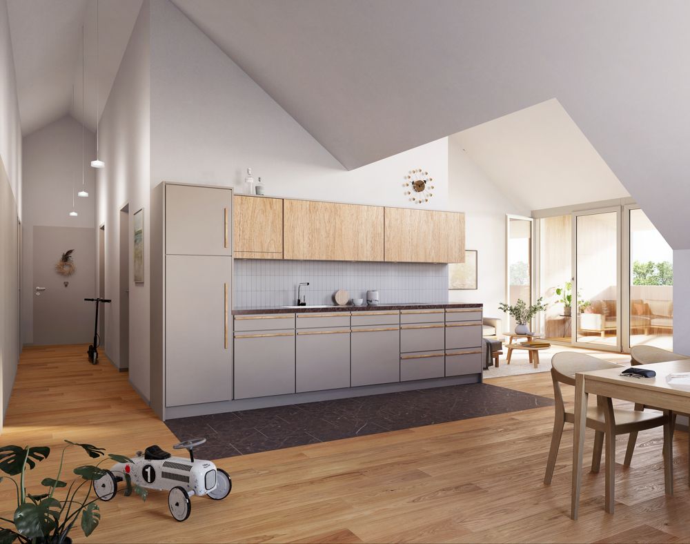 Idyllisch Wohnen am Bach - Küche