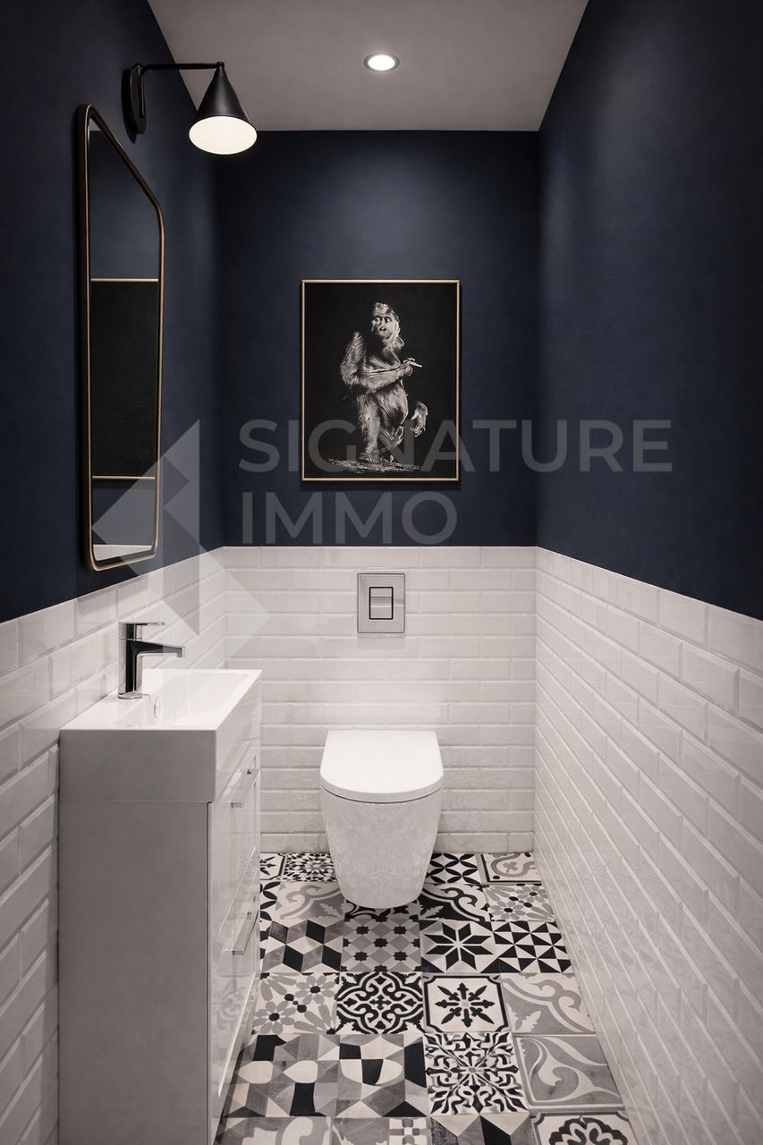 4,5 pièces avec luminosité exceptionnelle - 1er WC Visiteurs