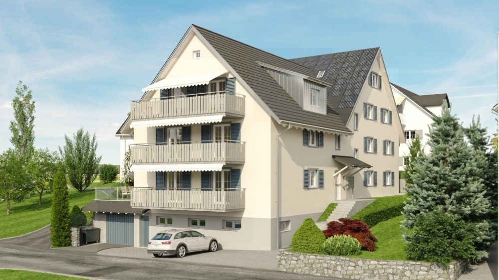 3.5 Zimmerwohnungim EG mit 82m2, Balkon 14 m2 Sitzplatz 12 m2, Richtung Süden -  Bild 7