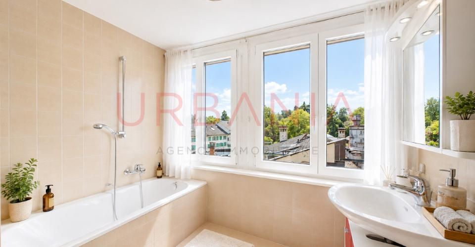 Un attique de charme avec terrasse Petit-Saconnex - Appartement 3 pièces - image - 5