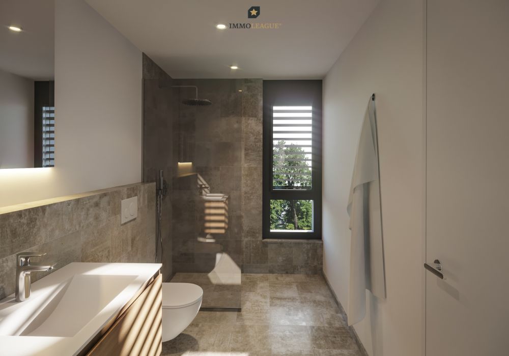 Letzte Chance. Nur noch 1 von 3 exklusiven Neubauhäusern verfügbar. - Fein abgestimmte Materialien für den perfekten Start in den Tag.