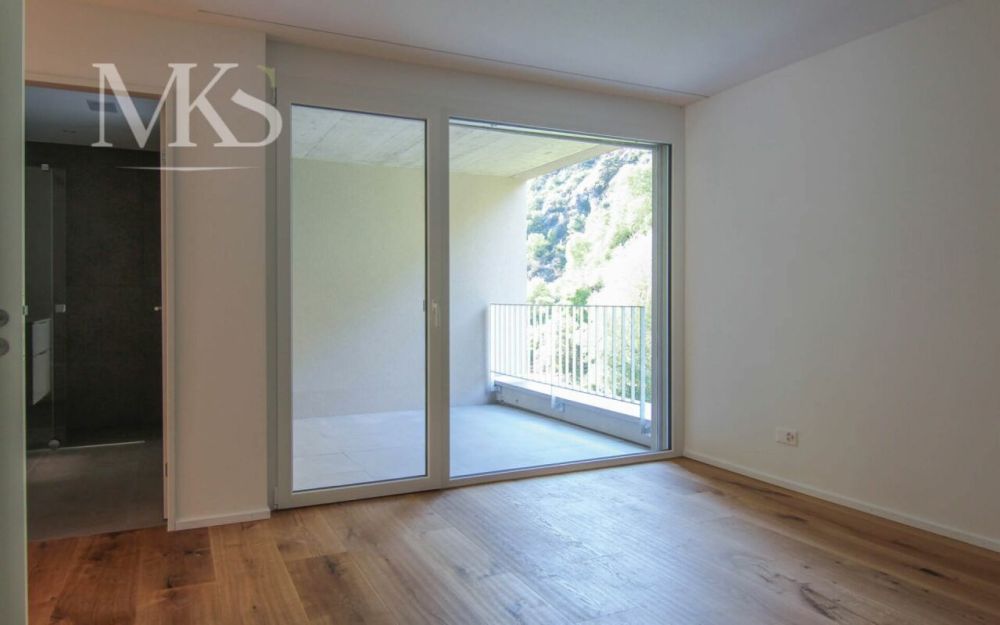 Luxuriöse 4.5-Zimmer-Attikawohnung in Brigerbad - bezugsbereit - Zimmer Nord Ost