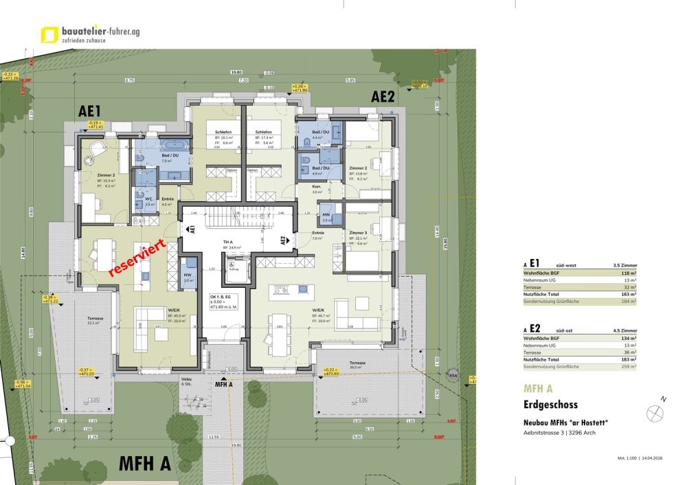 grosszügige 4.5 Zimmer-Eigentumswohnungen in Arch ... -  Bild 6