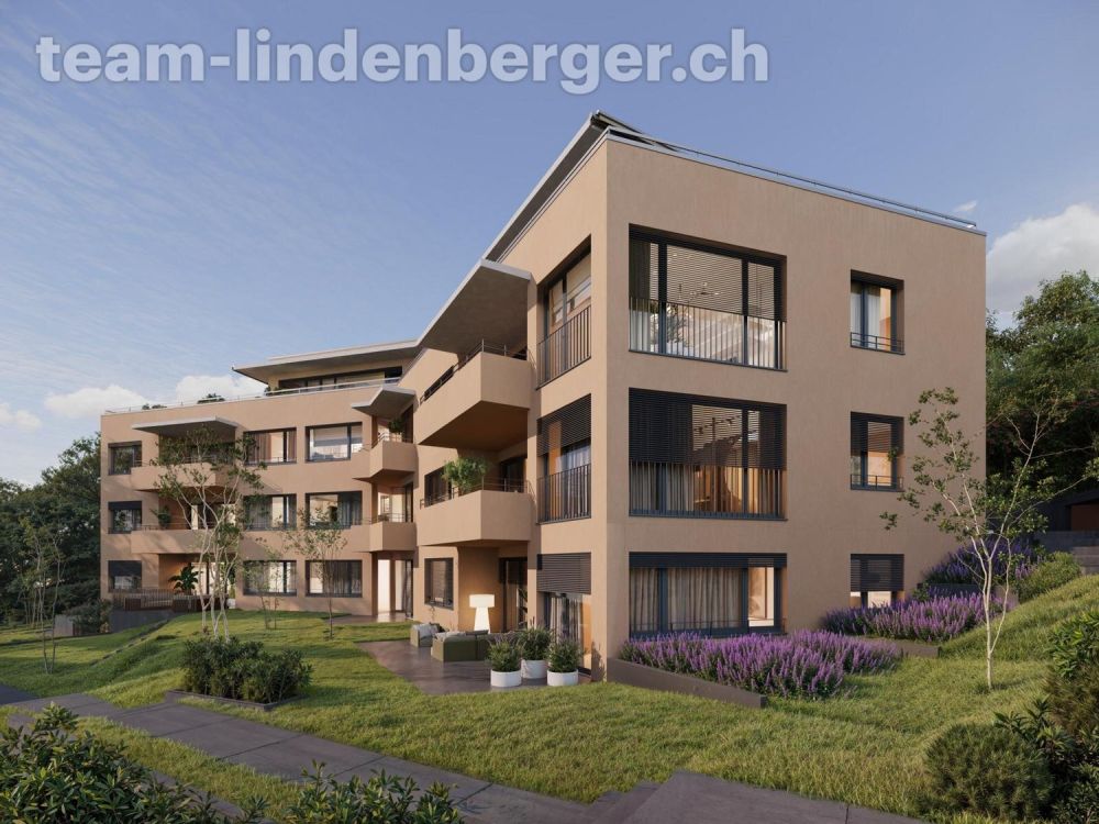 3½ Zi.-Gartenwohnung (W2) - nur noch drei Wohnungen verfügbar! - Aussenansicht (Visualisierung)