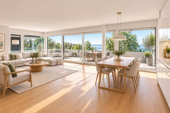 Magnifique appartement neuf de 4,5 pièces avec spacieux balcon couvert de 76 m2! -  Bild 1