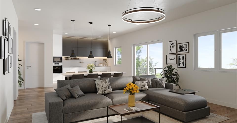 Magnifique appartement 5.5 pcs avec jardin privatif - Appartement terrasse 5.5 pièces - image - 2