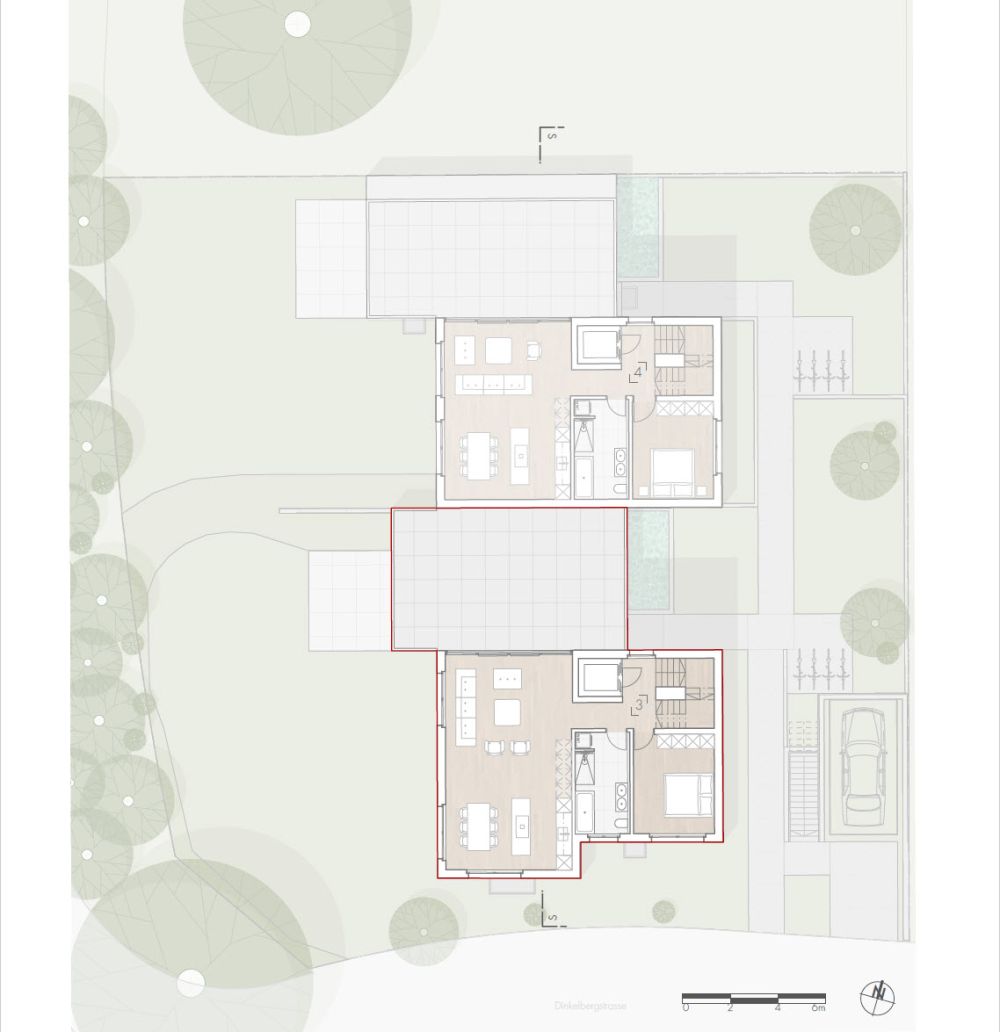 Neubau Dinkelbergstrasse, Wohnung 3 - Maisonette-Attika - Grundriss