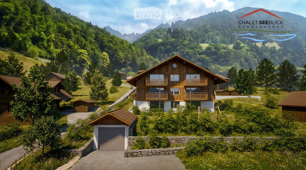 Neubau Eigentumswohnungen Chalet Seeblick, Sundlauenen | 3½ Zimmer Wohnungen ab CHF 658'000 -  Bild 1
