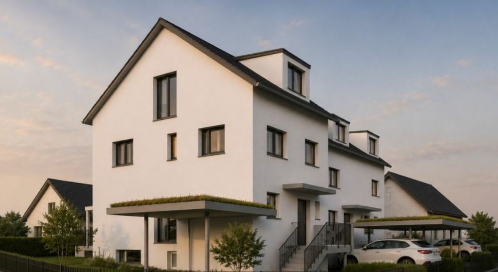 Grosses Neubau EFH, (Haus A), 6.5 Zimmer mit Garten, Studio, 3 Nasszellen, Carport & Parkplatz -  Bild 1