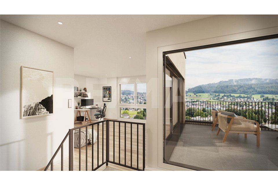 exklusives Minergie-Einfamilienhaus (Haus 6): mit Weitblick, Terrasse und nachhaltiger Bauweise -  Bild 8