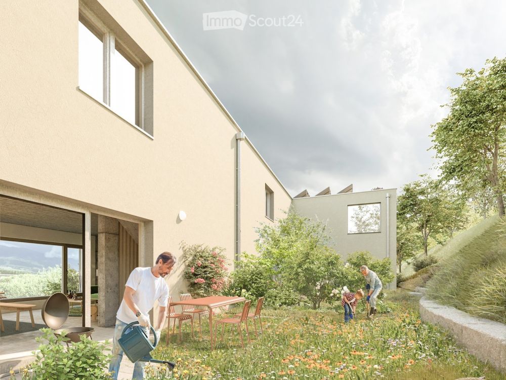 4 Reihenhäuser mit Terrasse, Garten und Aussicht -  Bild 12