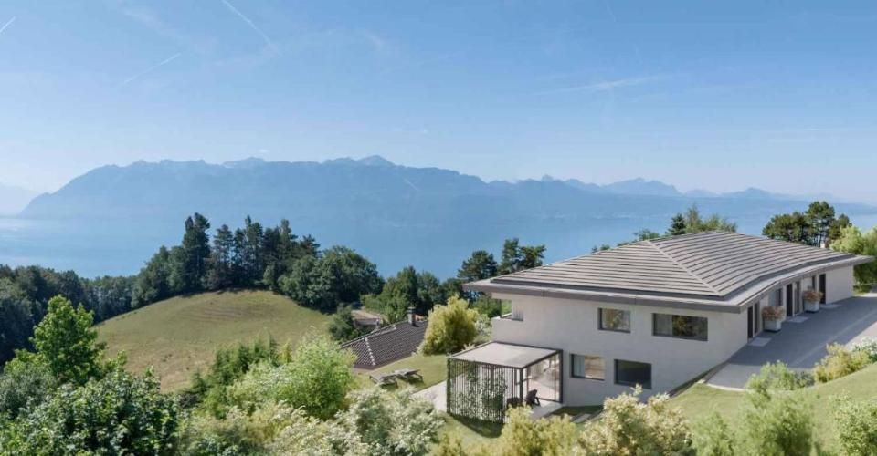 Trois villas de standing sur plans avec vue sur le lac Villa C - Maison contiguë 5.5 pièces - image - 2