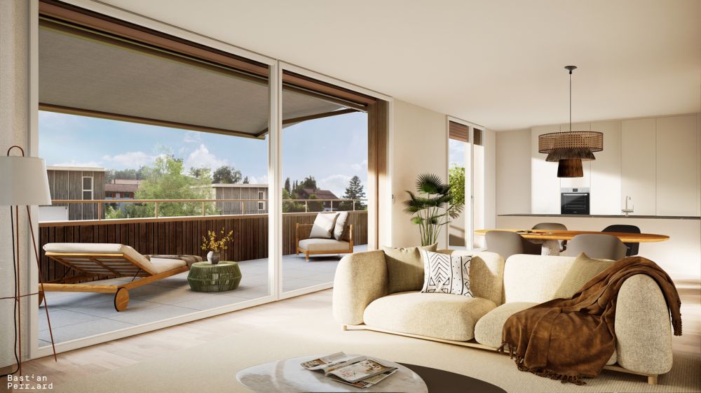7 appartements de 5,5 pièces au 1er étage, modulables en grands 4,5 -  Bild 2