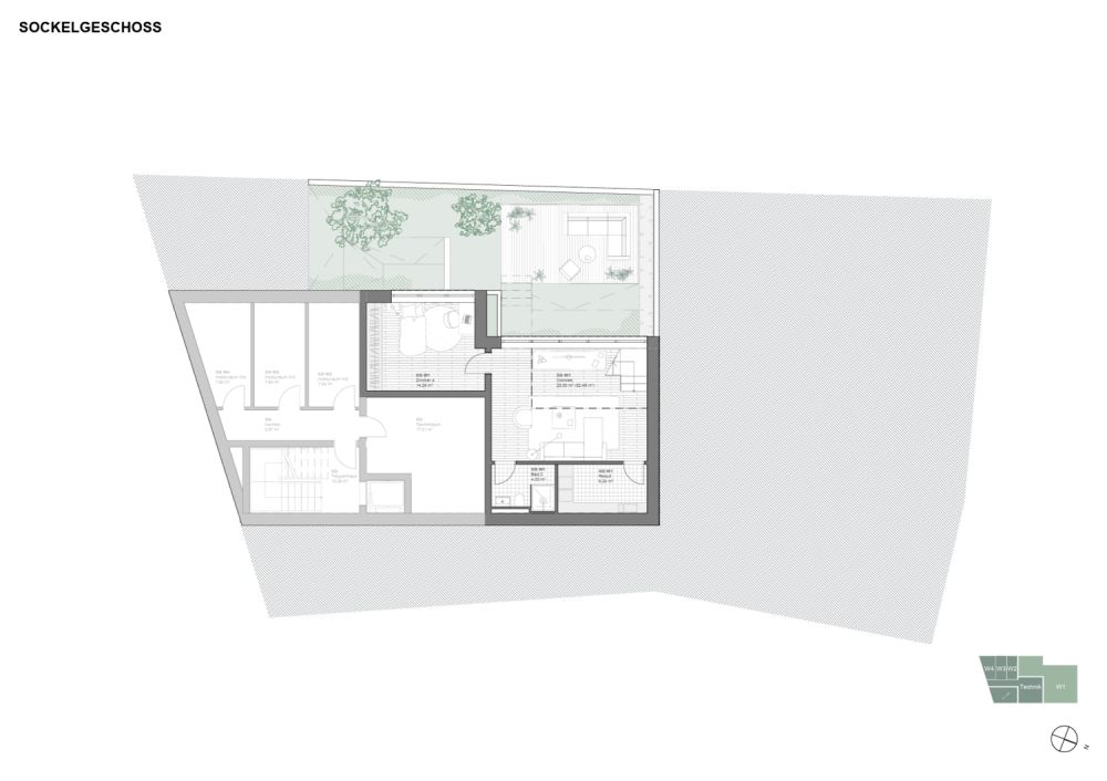 5½ Zi.-Maisonettewohnung (W1) mit Garten -  Bild 6