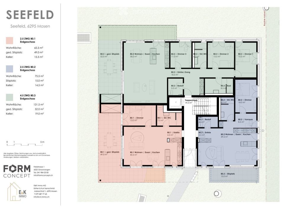 Neubau Familienwohnung 4.5-ZW, Erdgeschoss am Hallwilersee -  Bild 5