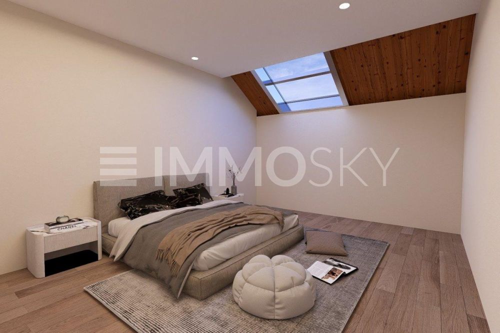 EXCLUSIVITÉ ! Rare : 5.5 pièces de 179 m² dans une ferme rénovée - Chambre de 20 m2