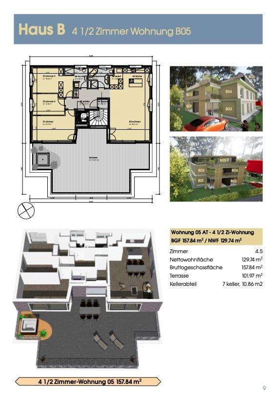Attraktive 4.5-Zimmer-Attikawohnung im Neubau in Subingen -  Bild 10