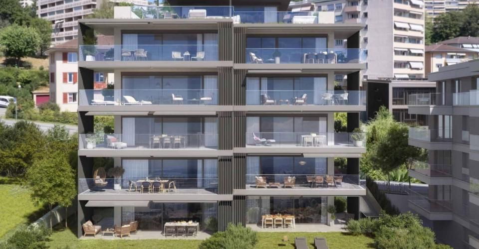 Magnifique logement neuf avec grand jardin et une belle vue ! - Appartement 2.5 pièces - image - 1
