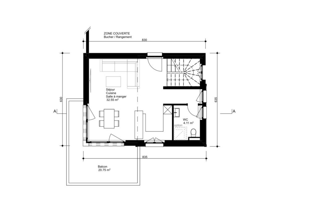 Torgon, neues 4.5-Zimmer-Chalet mit Garage oder Autoabstellplatz - Rez supérieur