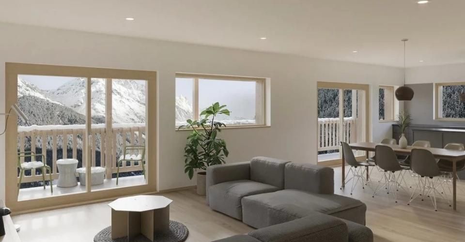 Appartement de standing, avec vue dégagée sur les montagnes - Appartement 2.5 pièces - image - 1