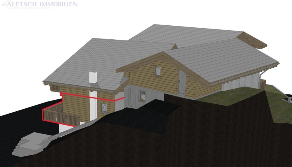 Kompakt, komfortabel - 2.5-Zimmer-Wohnung im 1. Obergeschoss, Fiesch -  Bild 2