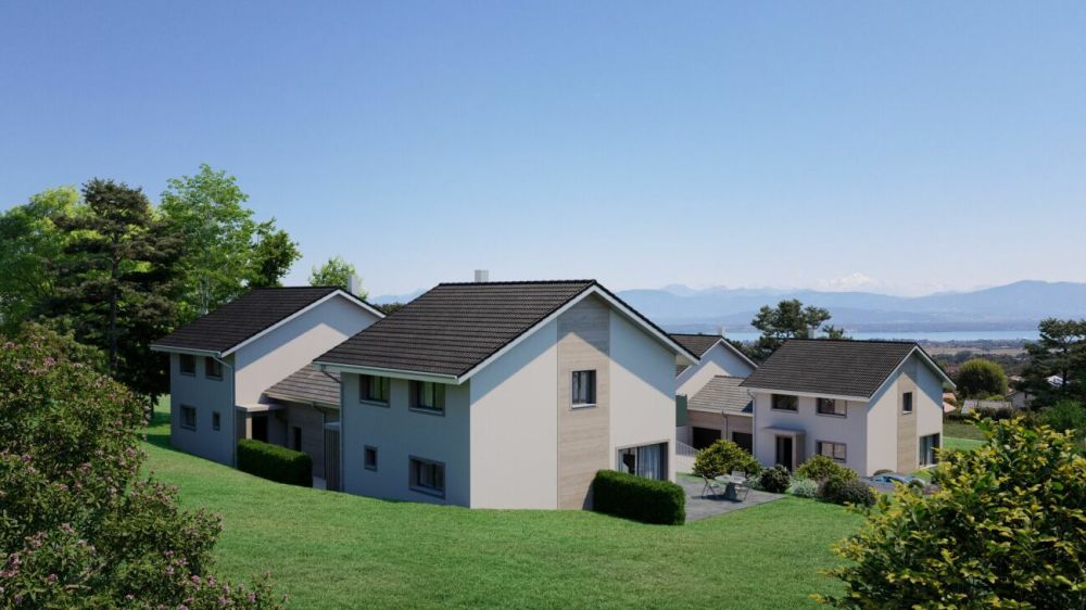 4 villas contemporaines avec vue panoramique sur le lac et les Alpes -  Bild 6