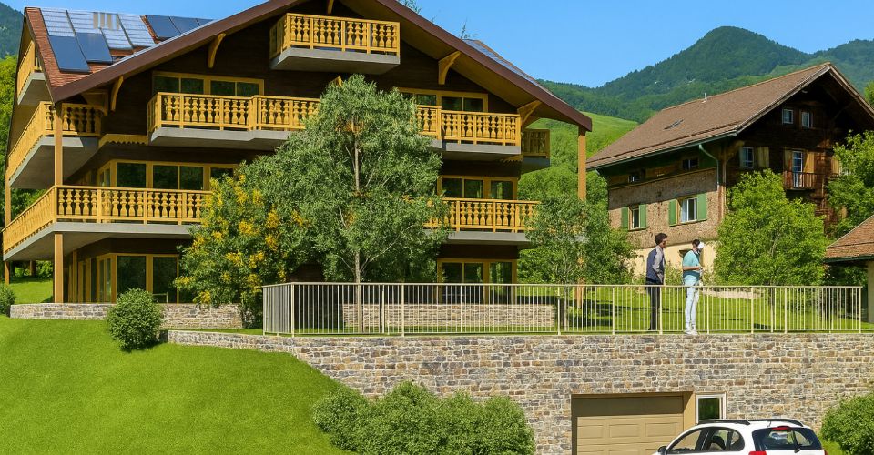 Charme Alpin & Grands Espaces LOT 7 : Magnifique 2.5 Pièces au 1er Étage - Appartement 2.5 pièces - image - 8
