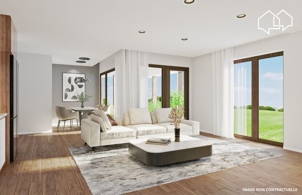Bel appartement de 4.5 pièces au 1er étage (bâtiment 1 - lot 3) - Séjour rez bâtiment B1
