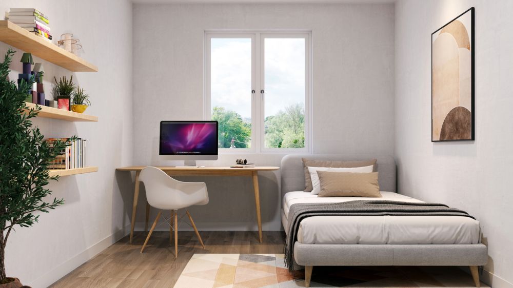 Neubauprojekt Hohle Gasse mit drei 7.5-Zimmer-Reihenhäuser (Haus 2) - Visualisierung