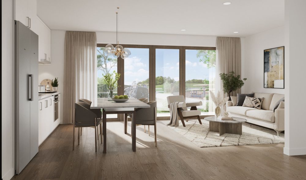 Bâtiment 4 - 5,5 pces surf hab. 170 m2 et jardin de 208 m2 ! -  Bild 3