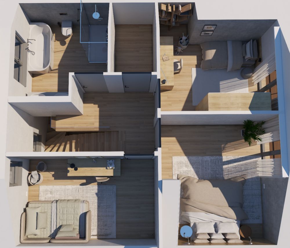 Modernes Einfamilienhaus in Wiggen, erbaut nach dem Minergie-Standard, mit großem Garten -  Bild 10