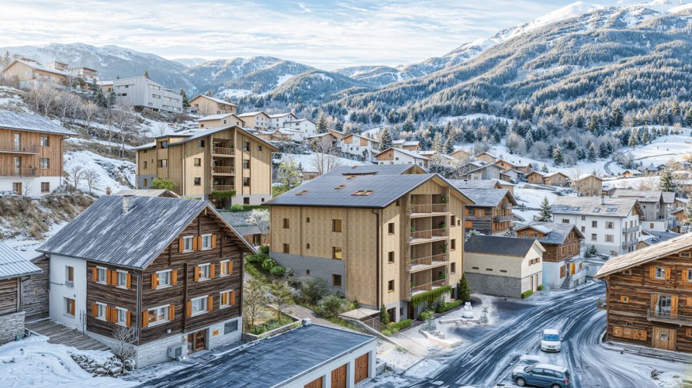 Neubau HASOL im Zentrum von Bürchen mit Erst- und Zweitwohnungen -  Bild 6