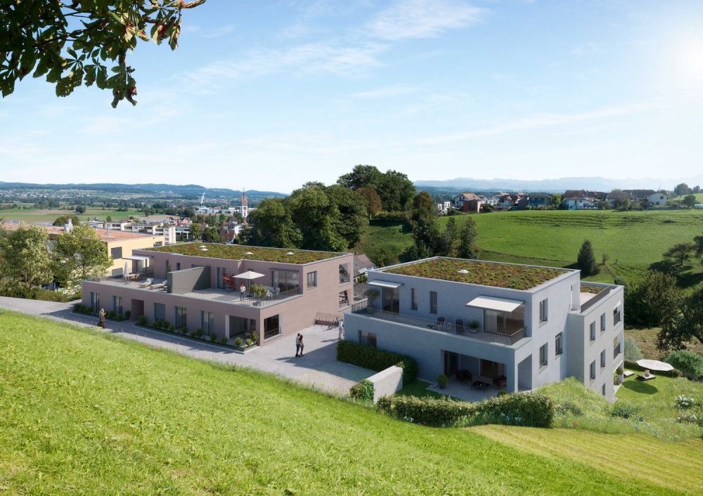 Schlüsselfertig ausgebaute 3.5-Zimmerwohnung mit Gartensitzplatz in Merenschwand AG -  Bild 1