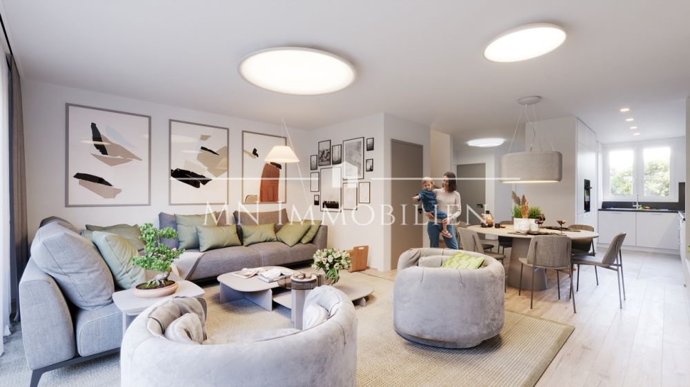 Willkommen im Paradies der Reihenhäuser am Kapuzinerberg - Wohn- Essbereich