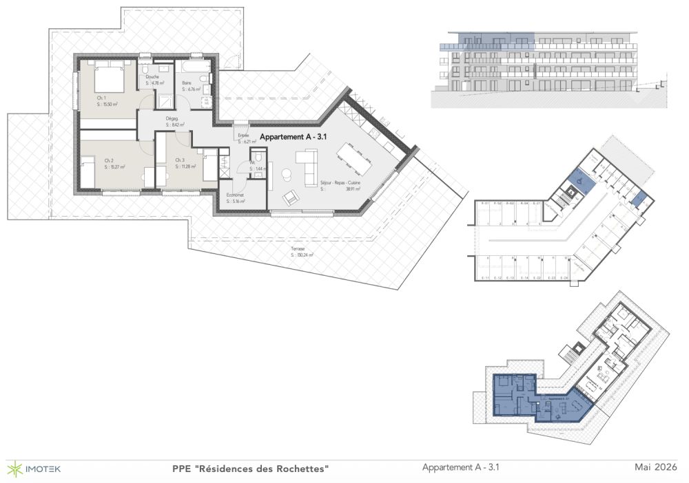 Attique de 4.5 pièces avec terrasse et jardin -  Bild 5