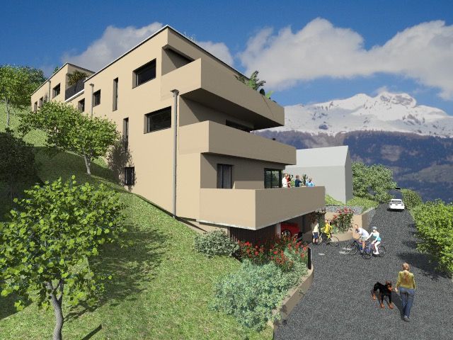 Une superbe vue sur la vallée du Rhone, proche de Nendaz et 4 km de Sion - Appartement - image - 3