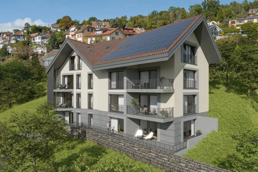 Chexbres: Prachtvolle Wohnung mit großer Terrasse von 53m2 und teilweisem Blick auf den See -  Bild 5