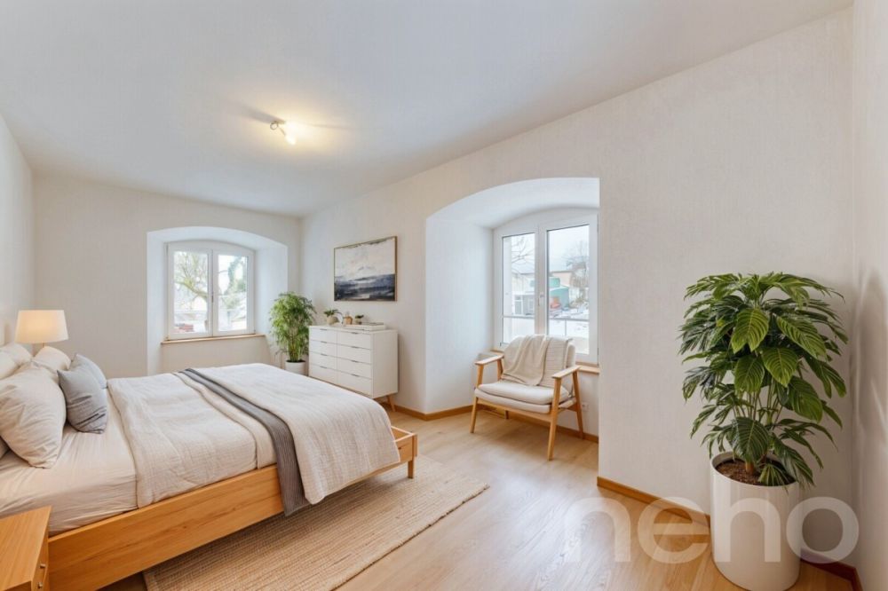Superbe appartement de 3.5p orienté sud-ouest dans bâtiment historique -  Bild 9