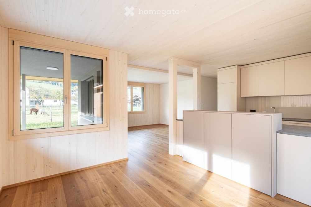 Natürlich wohnen in Mosen: Modernes Holzhaus nahe Hallwilersee -  Bild 4