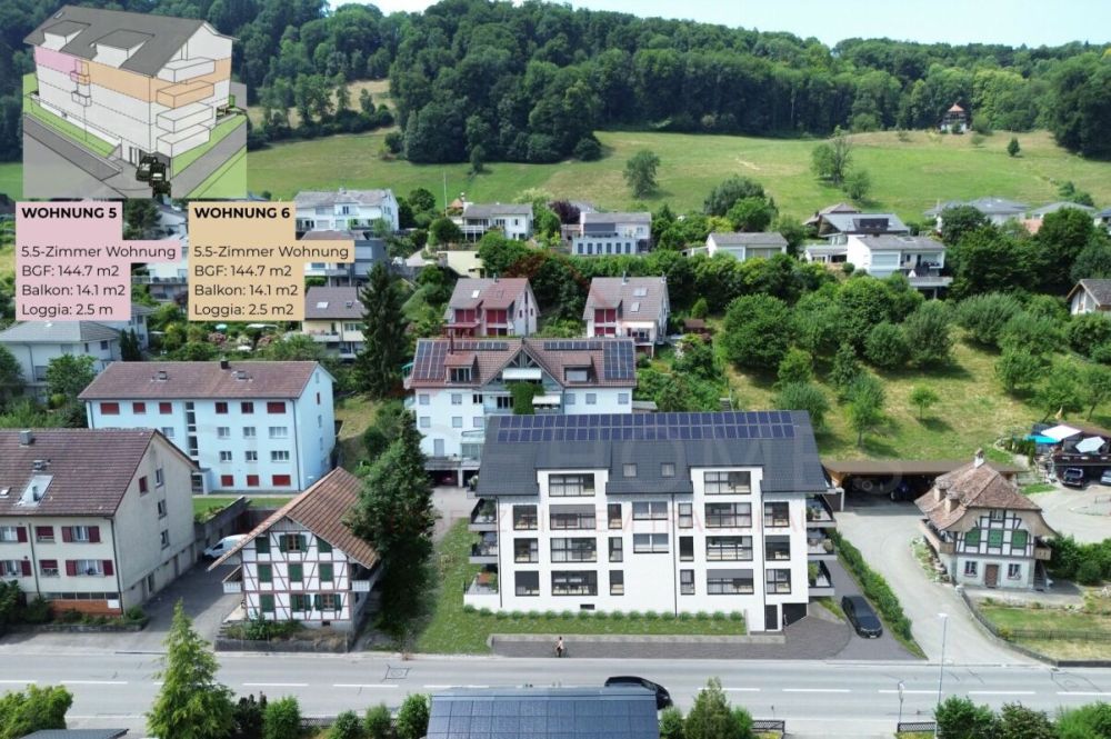 Hochwertiges Wohnen mit Stil & Raum - 5½-Zimmer-Eigentumswohnung «RESIDENCE CENTRO» (2. OG) Nord - Bild 13