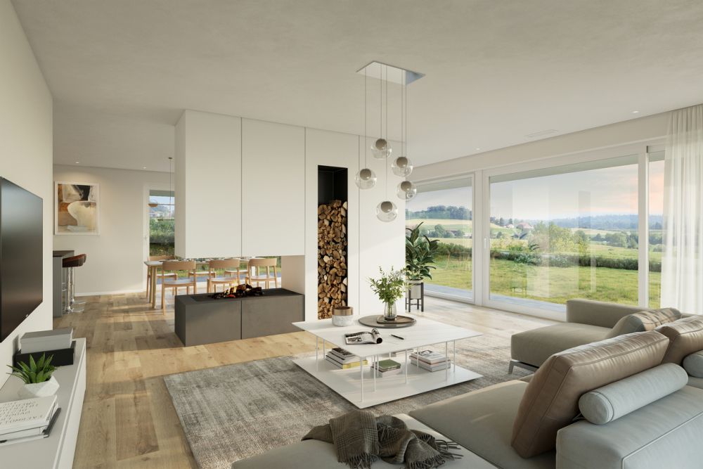 Sonnige Aussichten in Uhwiesen. - Einfamilienhaus 2