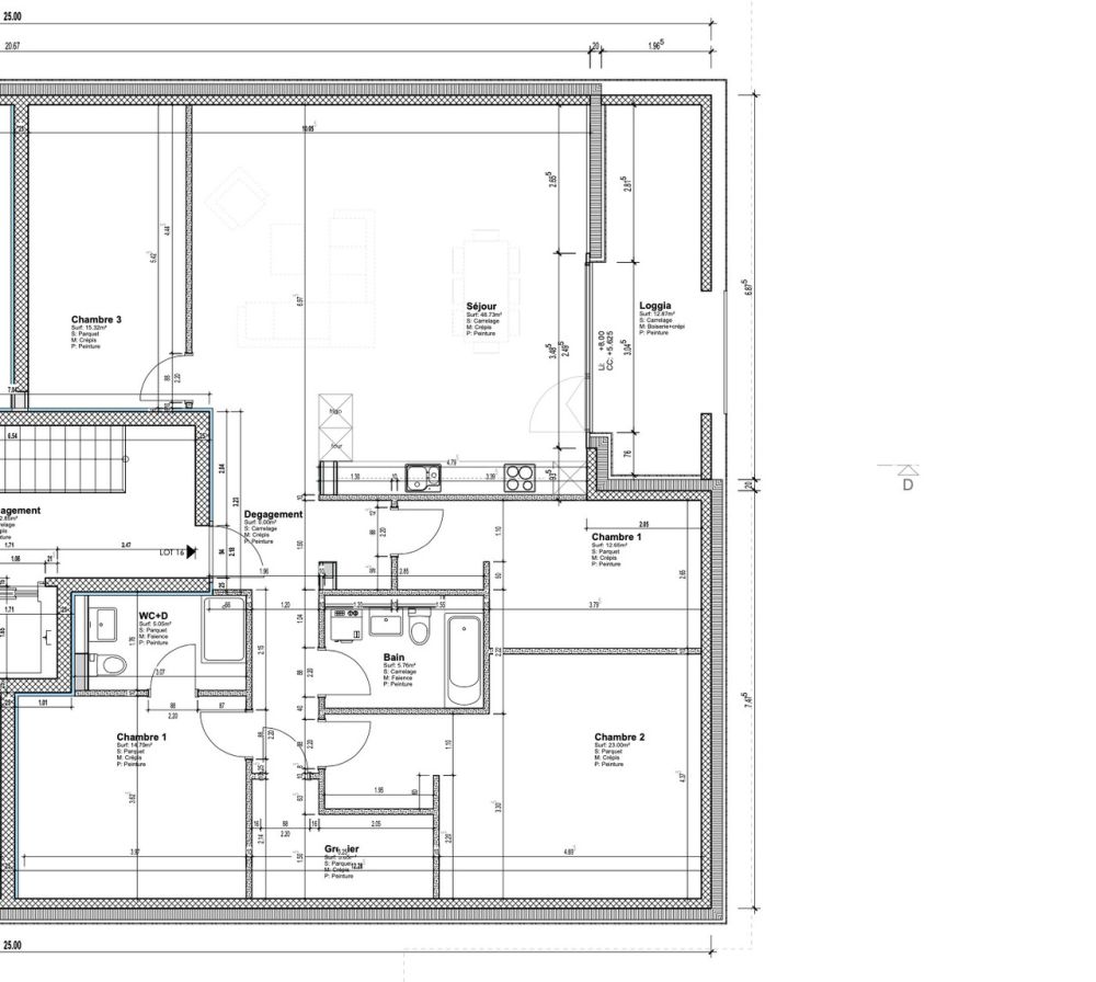 ATTIQUE DE 4,5 PCES AVEC HAUTEUR DE PLAFOND DE PLUS DE 4 M ET LOGGIA -  Bild 9