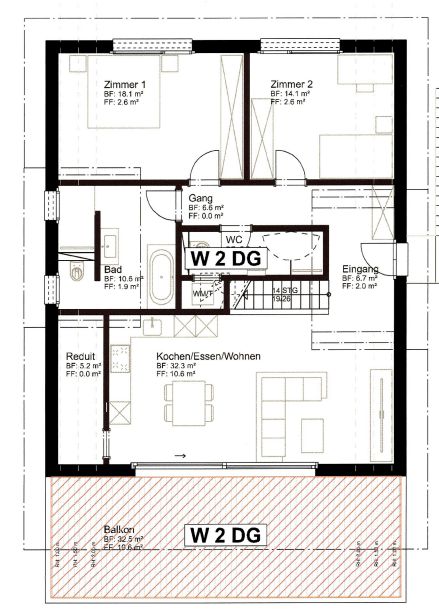 Neubezug – Exklusive 4½-Zimmer-Maisonettewohnung im Zweifamilienhaus -  Bild 9