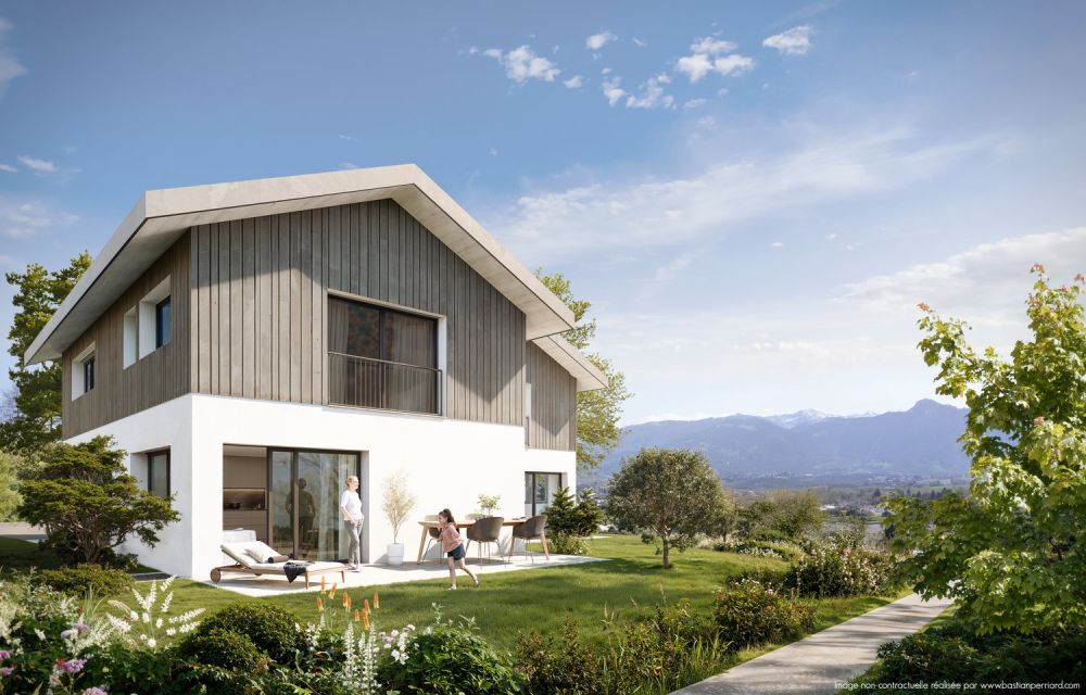 Vuadens – Magnifique villa jumelée neuve de 5,5 pièces avec vue ouest -  Bild 3